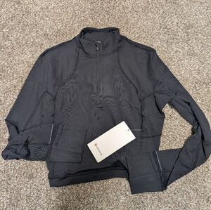 Lululemon Rulu Cropped Half Zip